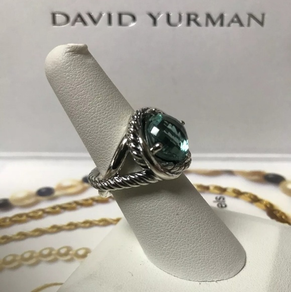 David Yurman Jewelry - 🦋David Yurman🦋 Infinity Prasiolite ring size 7 David Yurman Jewelry - 🦋David Yurman🦋 Infinity Prasiolite ring size 7